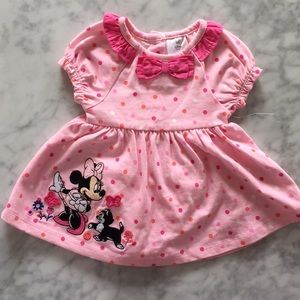NWOT Disney baby 0-3 months Minnie pink dress